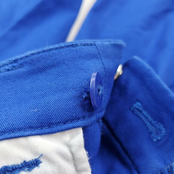 Lauren Ralph Lauren Womens Size 6 Active Crop Capri Pants Solid Blue Stretch - Picture 6 of 7